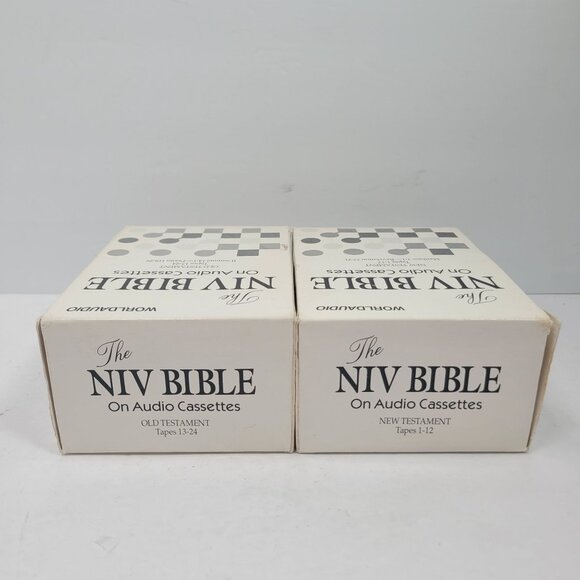 NIV Bible Audio Cassettes Complete Old & New Testament Set World Audio - Picture 6 of 7